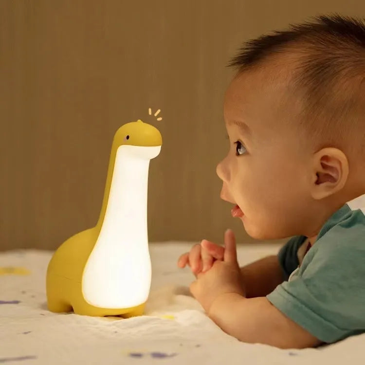 Dinosaur Night Light Cute Children's Night Light Eye Protection Bedside Timing Lamp USB Charging Room Decoration Children's Gift - Bellarte Enchanté Dinosaur Night Light Cute Children's Night Light Eye Protection Bedside Timing Lamp USB Charging Room Decoration Children's Gift